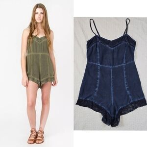 NWOT Element Early Morning Romper in Blue